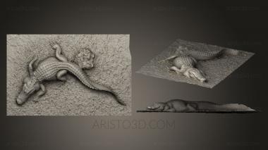 Animal figurines (STKJ_0209) 3D model for CNC machine